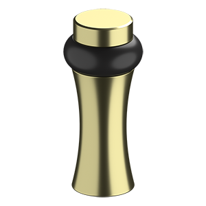 Deltana ROUND UNIVERSAL FLOOR BUMPER 3-1/2", DECORATIVE, SOLID BRASS by Deltana