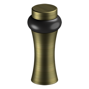 Deltana ROUND UNIVERSAL FLOOR BUMPER 3-1/2", DECORATIVE, SOLID BRASS by Deltana