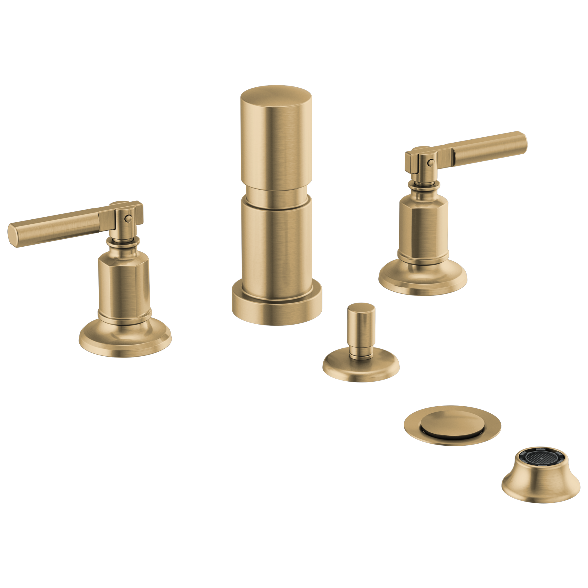 luxe gold bidet