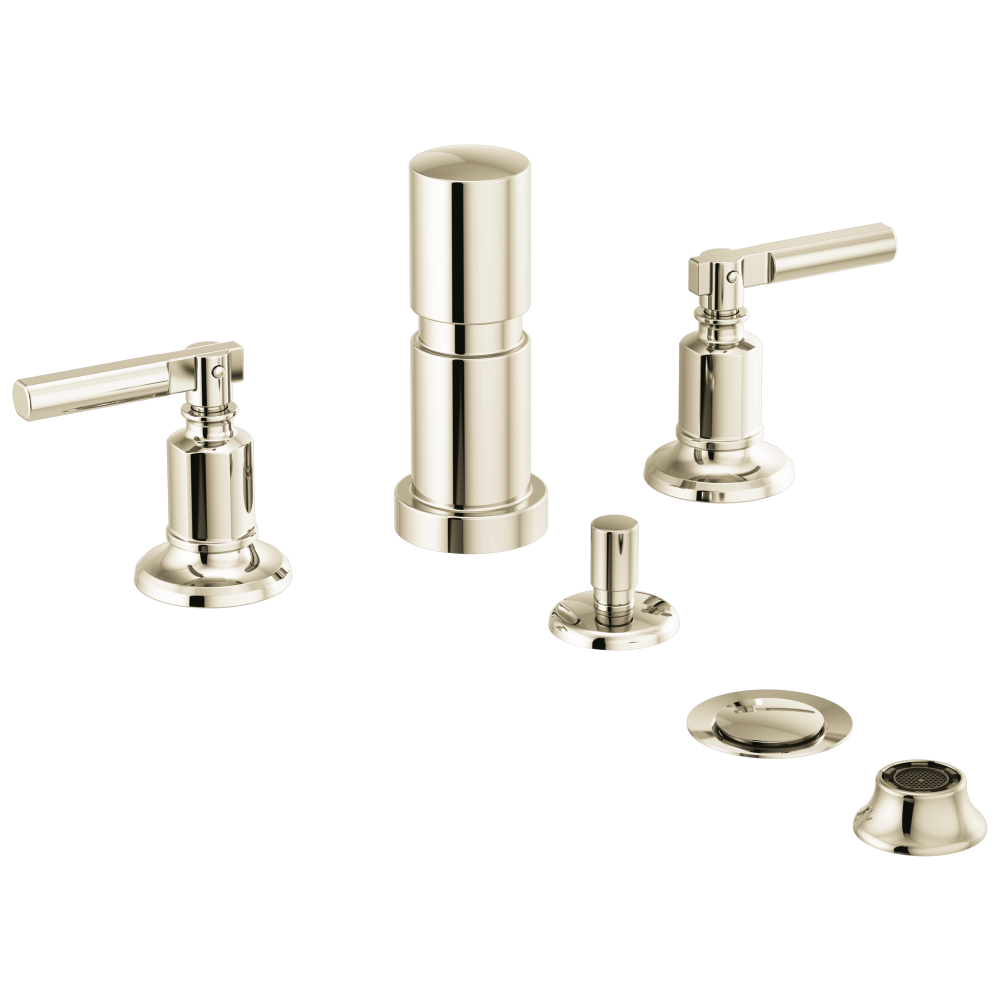 polished nickel bidet