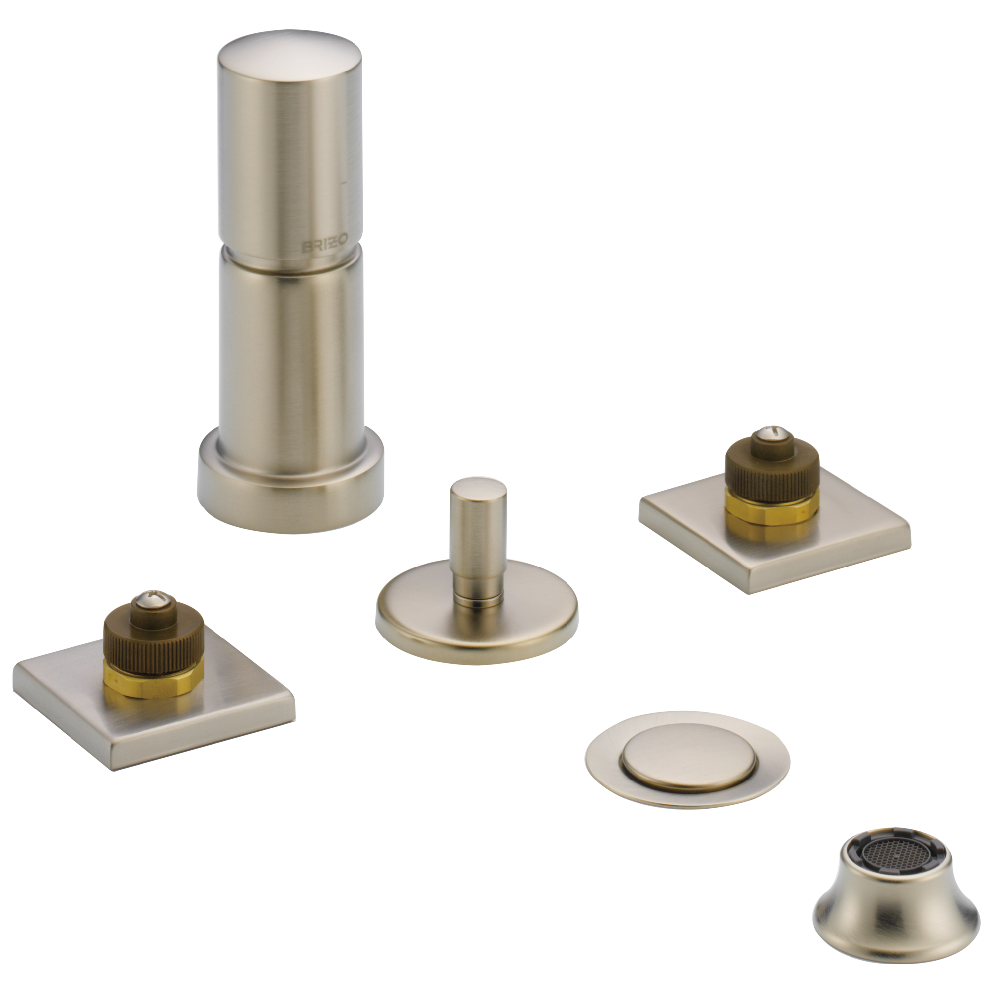 brushed nickel bidet faucet