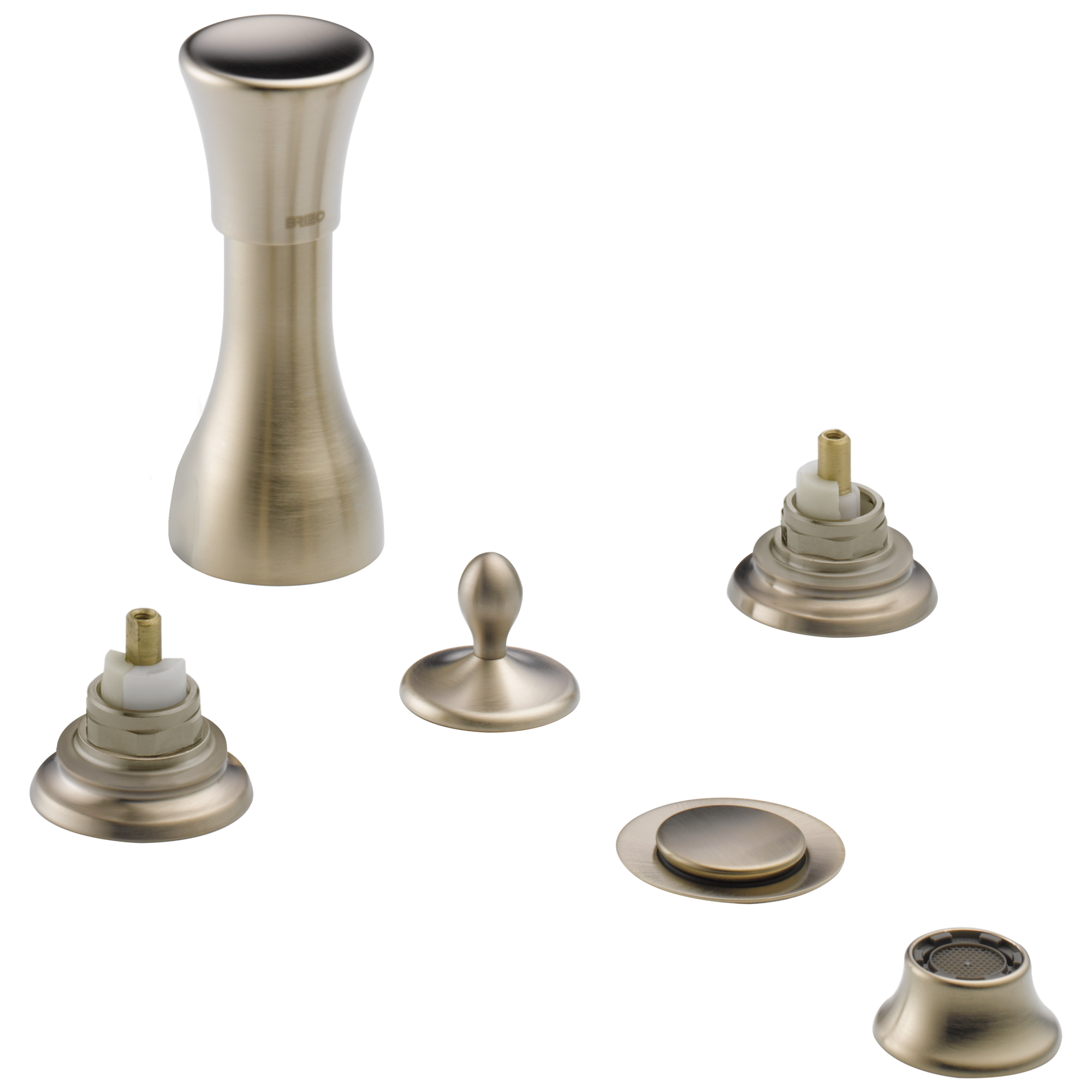 brushed nickel bidet faucet