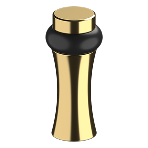 Deltana ROUND UNIVERSAL FLOOR BUMPER 3-1/2", DECORATIVE, SOLID BRASS by Deltana