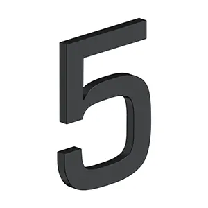 paint black number
