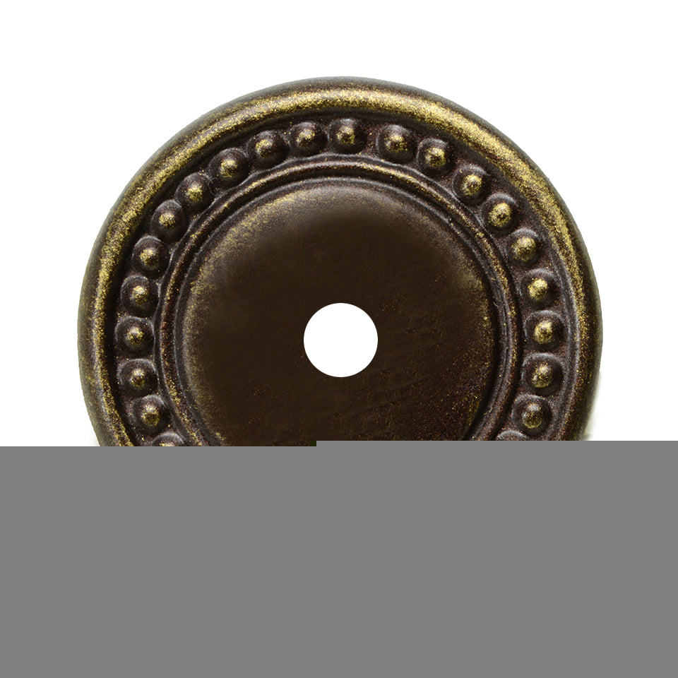 Carpe Diem Classic Round Beaded Back Plate