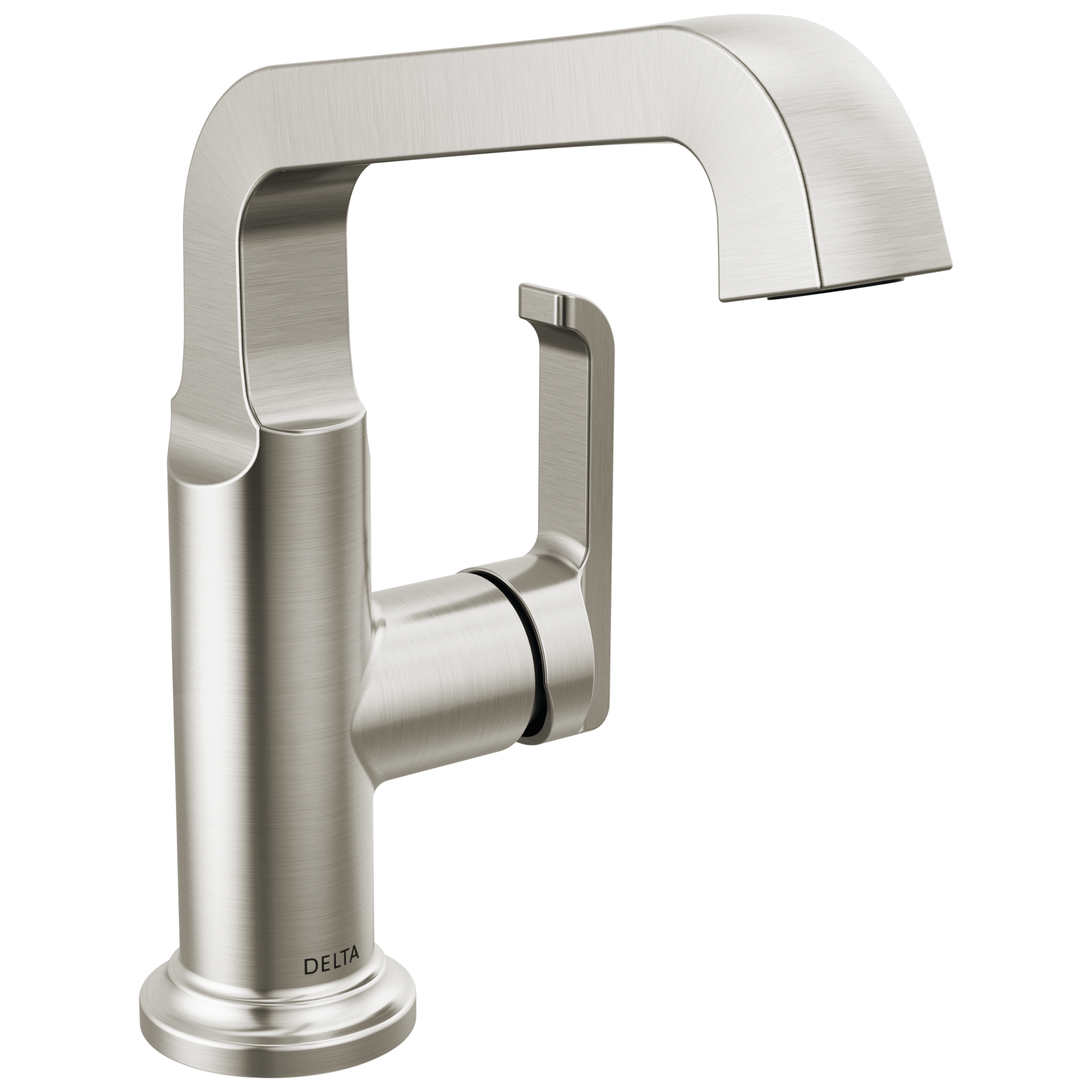 Delta Tetra Single Handle Mid-Height Vessel Bathroom by Delta