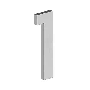 Deltana 4" Number 1, B Series with Risers, Stainless Steel by Deltana