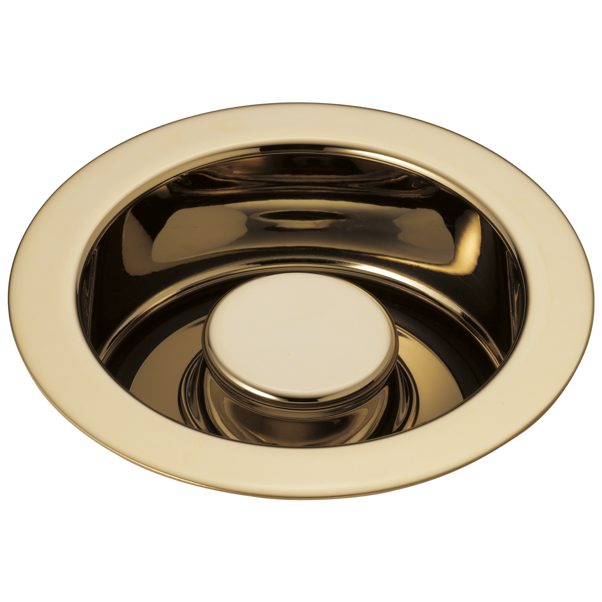 polished gold kitchen disposal