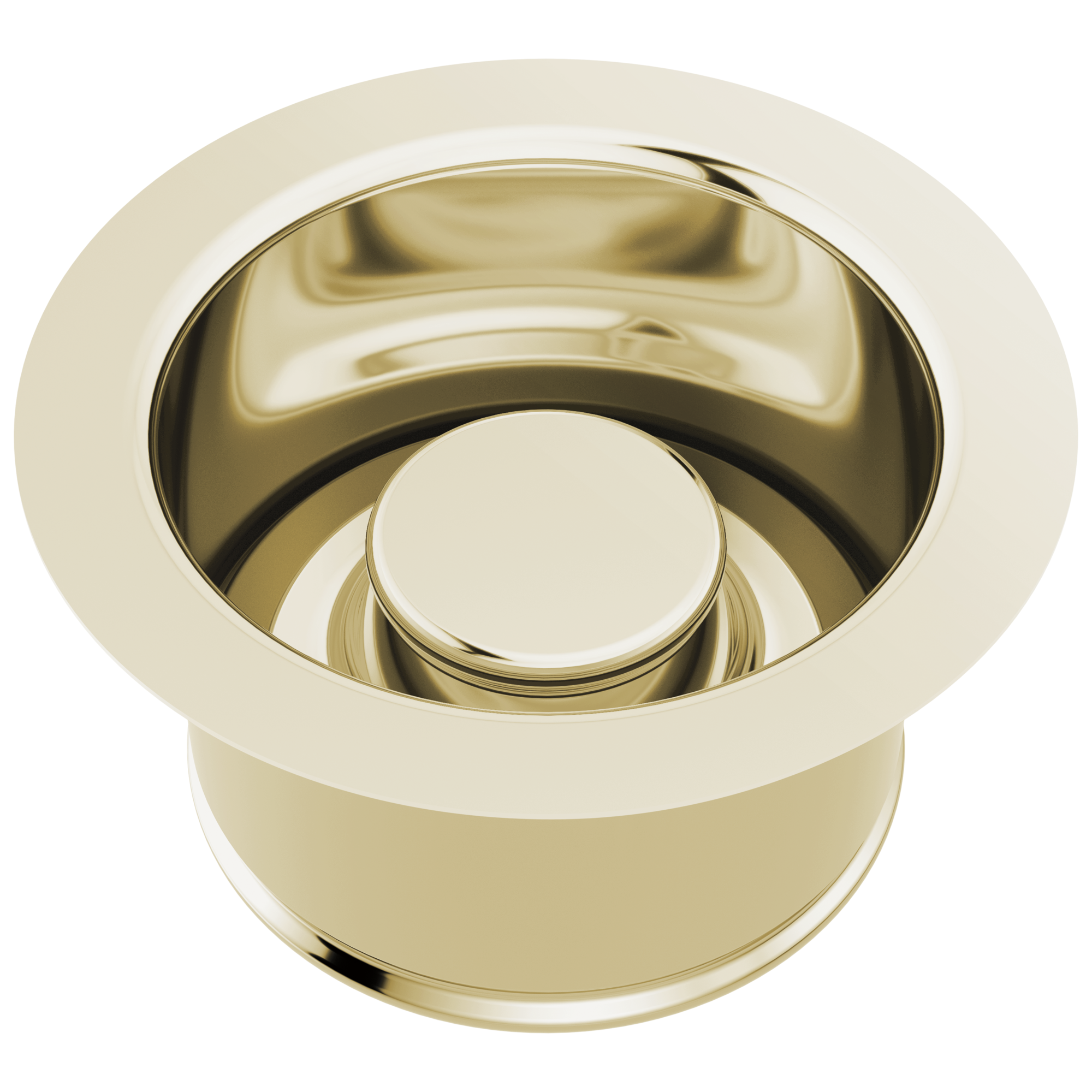 polished nickel kitchen disposal