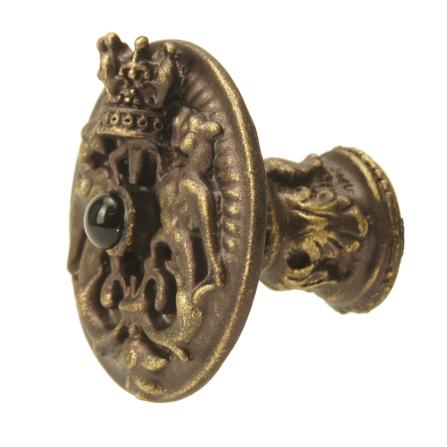 antique brass knob