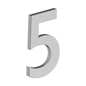 Deltana 4" Number 5, B Series with Risers, Stainless Steel by Deltana