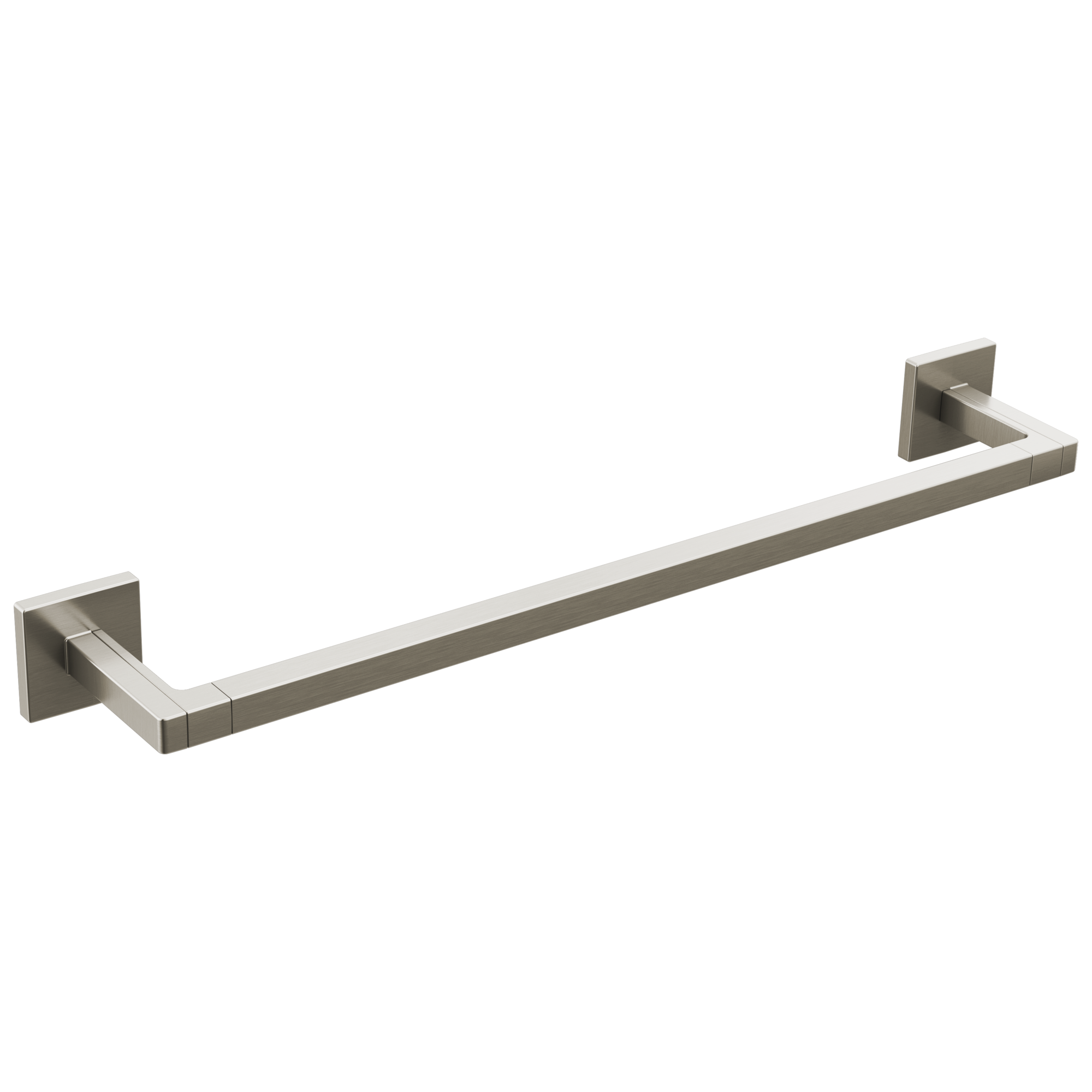 luxe nickel towel bar