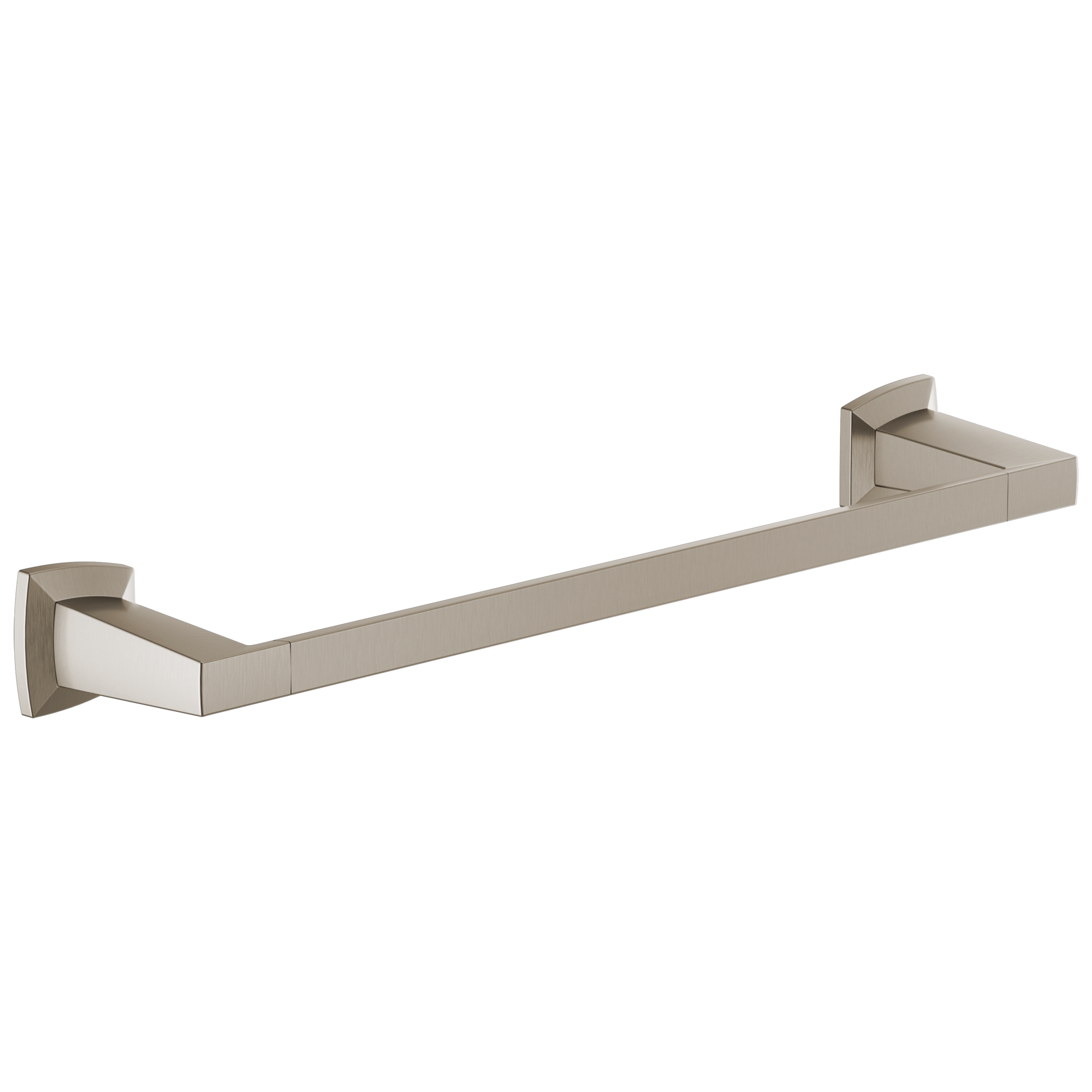 luxe nickel towel bar