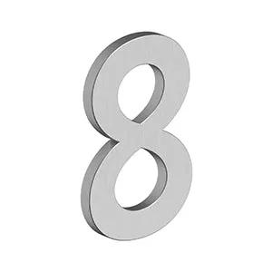 Deltana 4" Number 8, B Series with Risers, Stainless Steel by Deltana