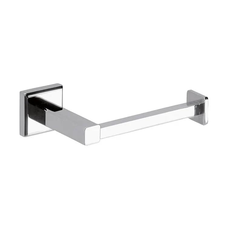 polished chrome toilet paper holder