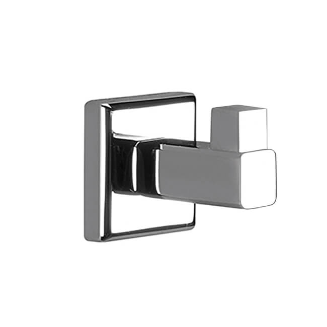 polished chrome robe hook