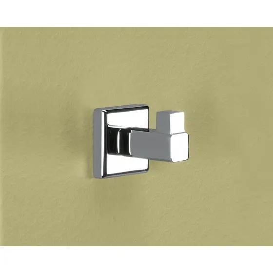 polished chrome robe hook