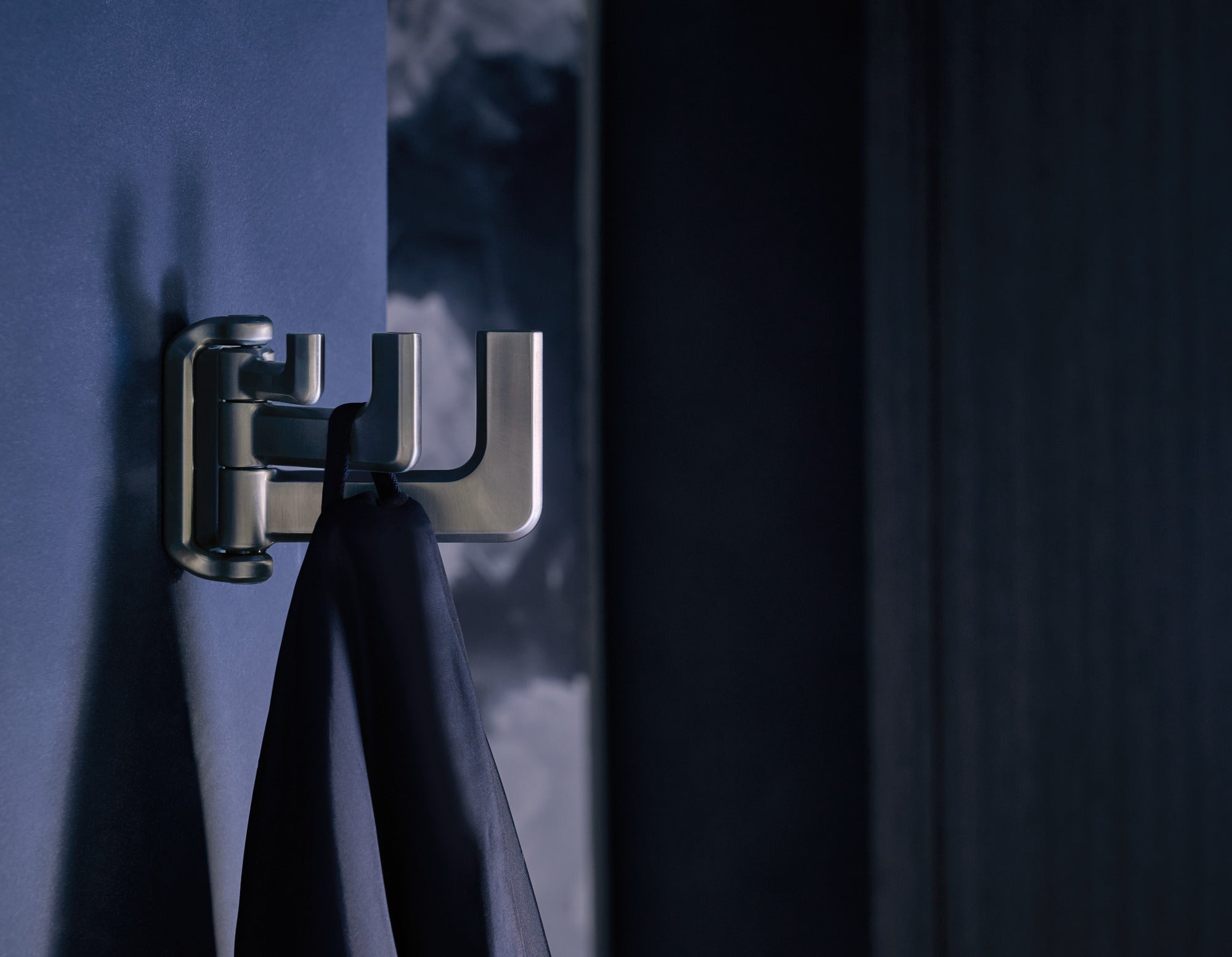 luxe steel robe hook