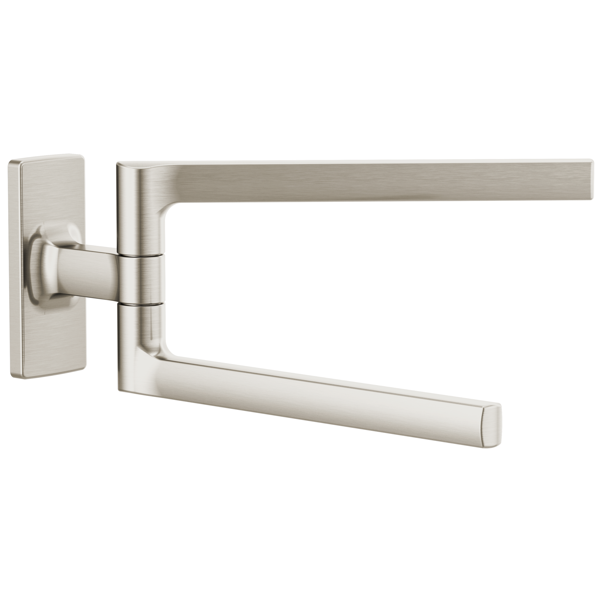 luxe nickel towel bar