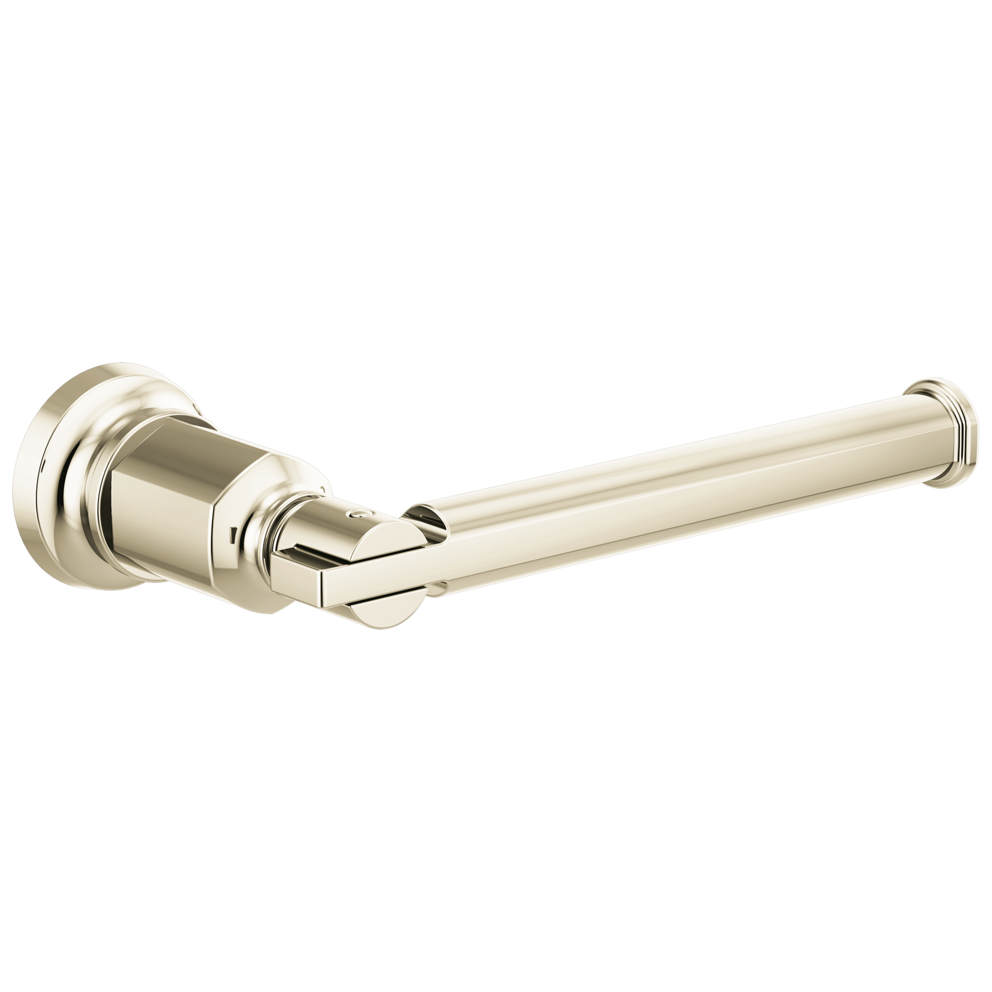 polished nickel tissue holder