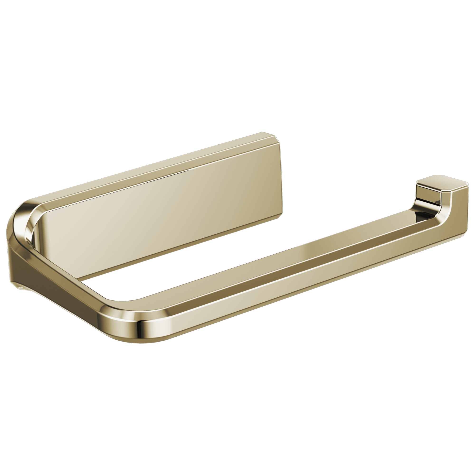 polished nickel tissue holder