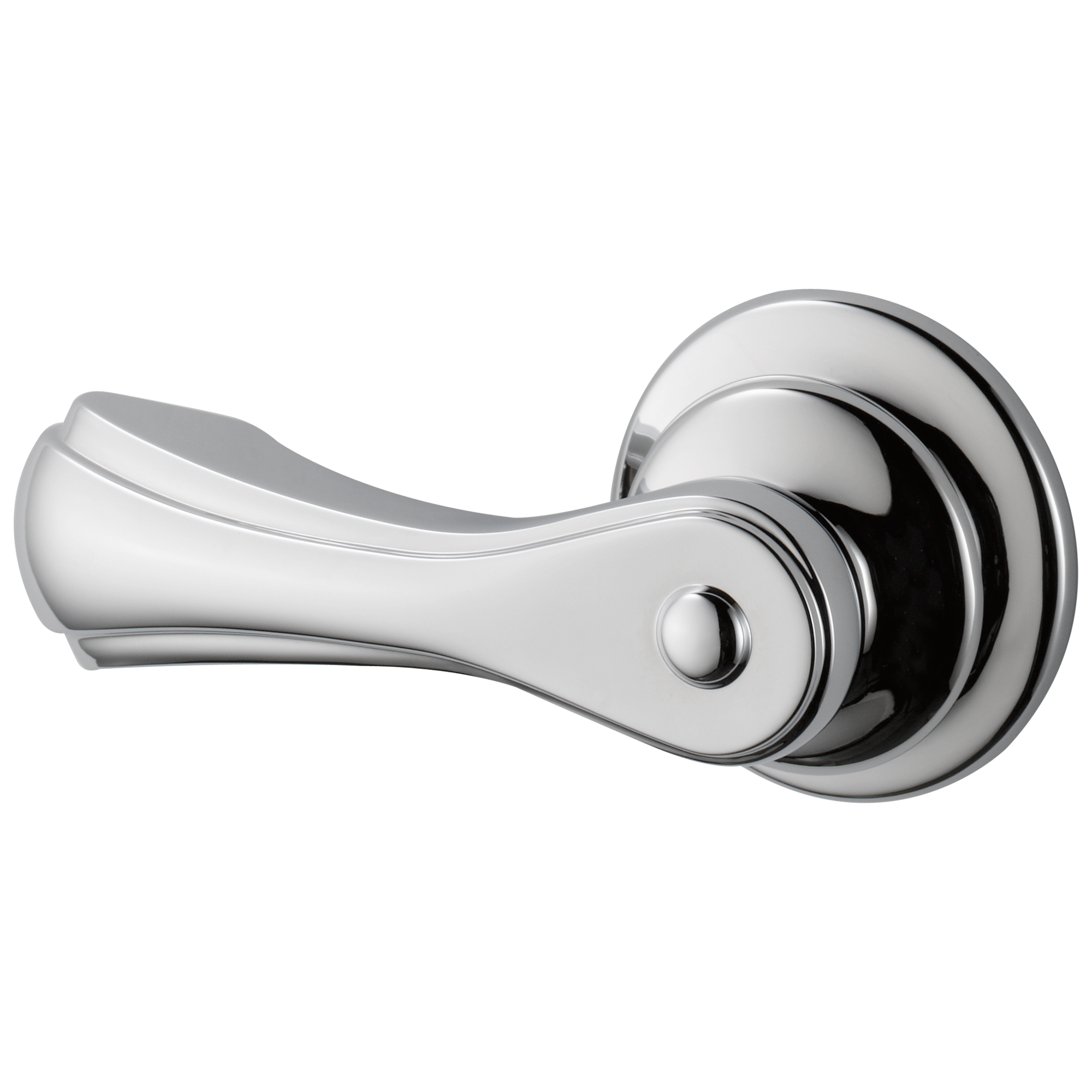 chrome flush lever