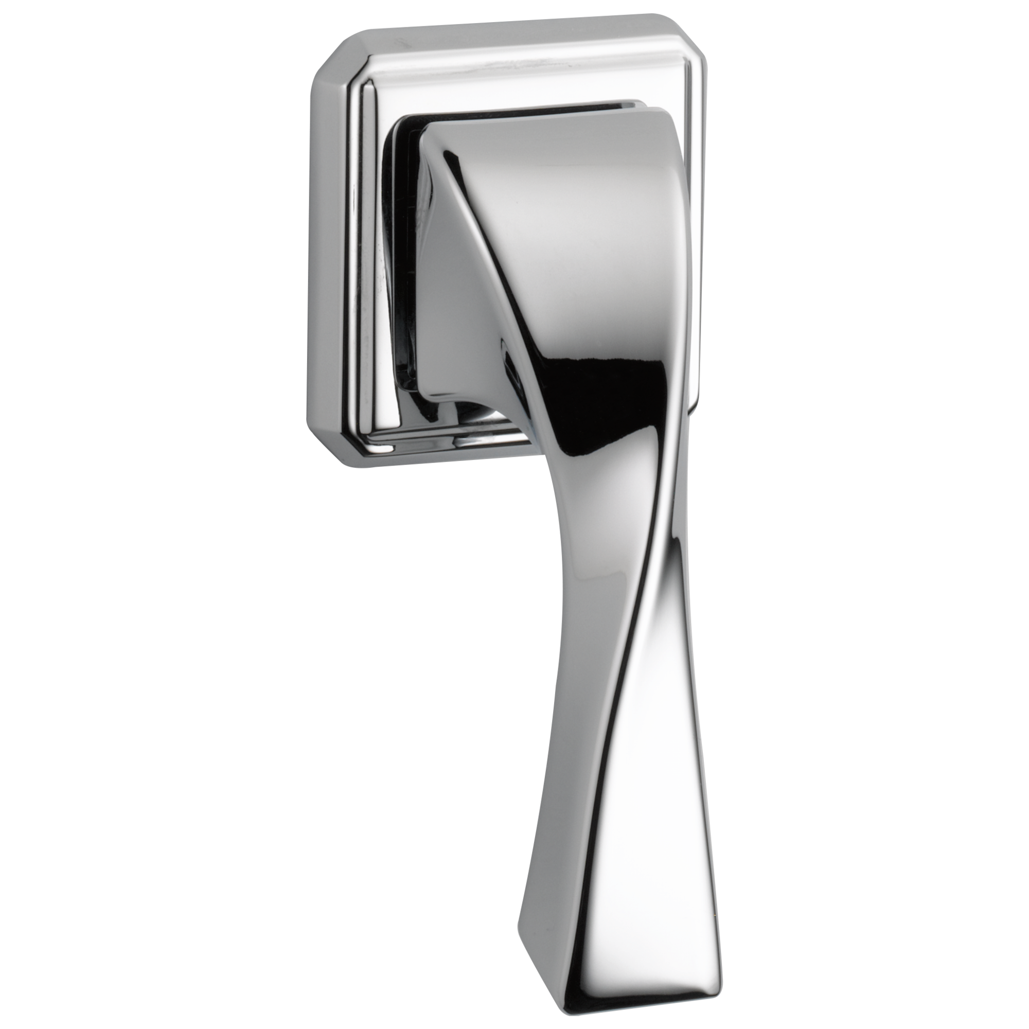 chrome flush lever