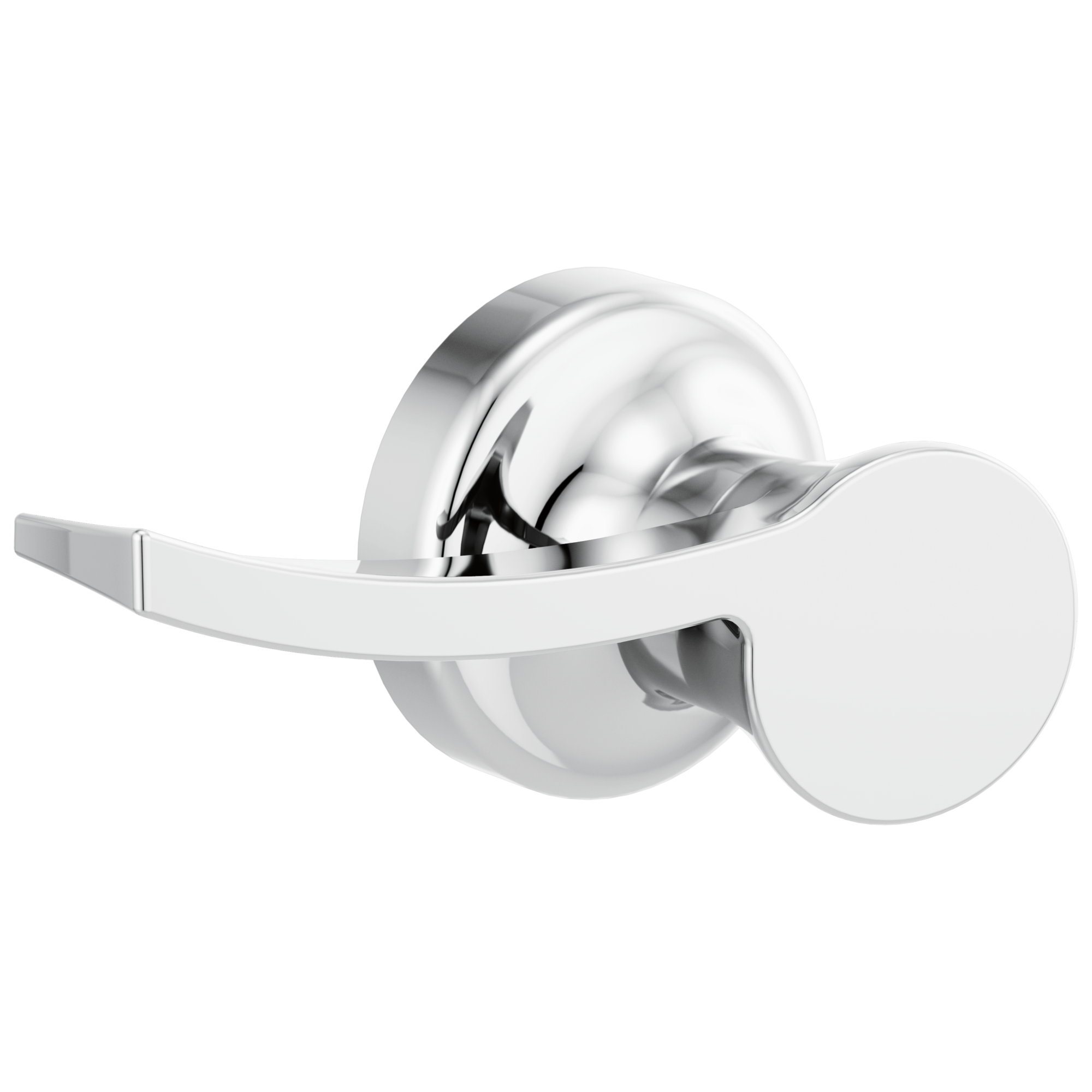 chrome flush lever