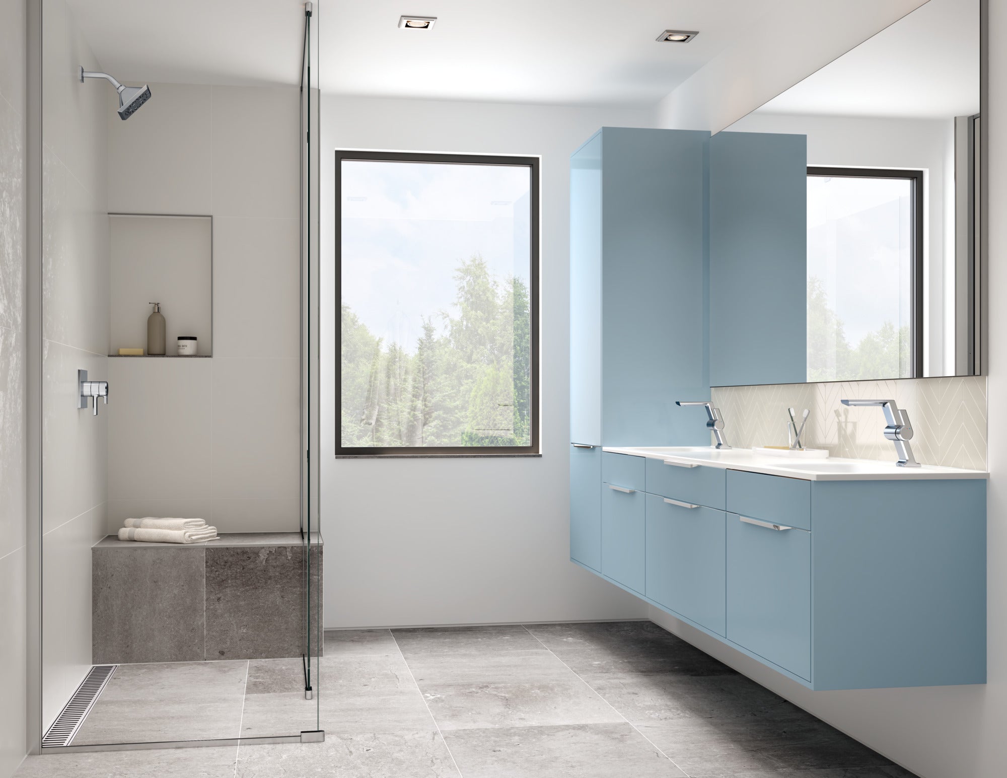 lumicoat chrome bathroom faucet
