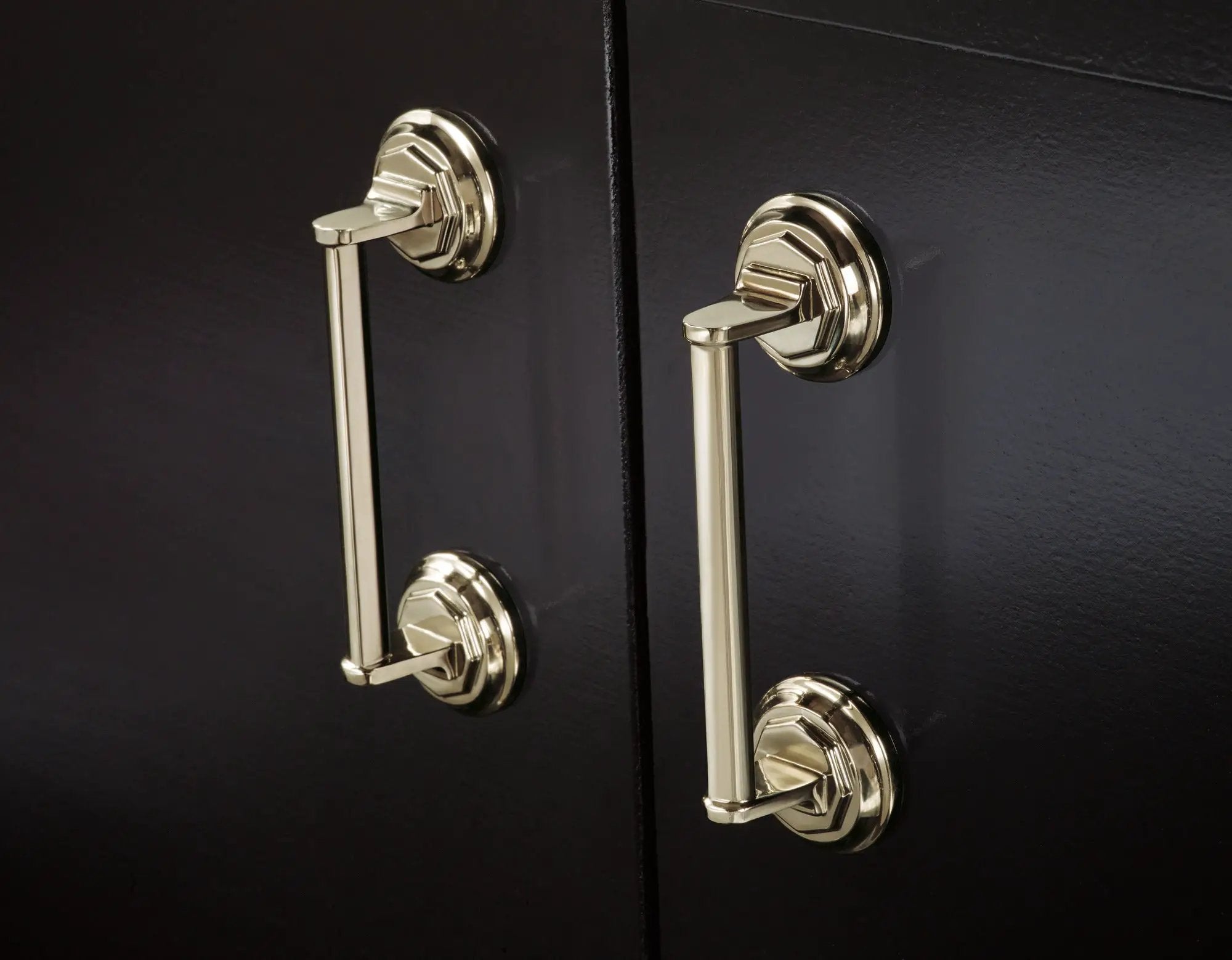 polished nickel drawer pull