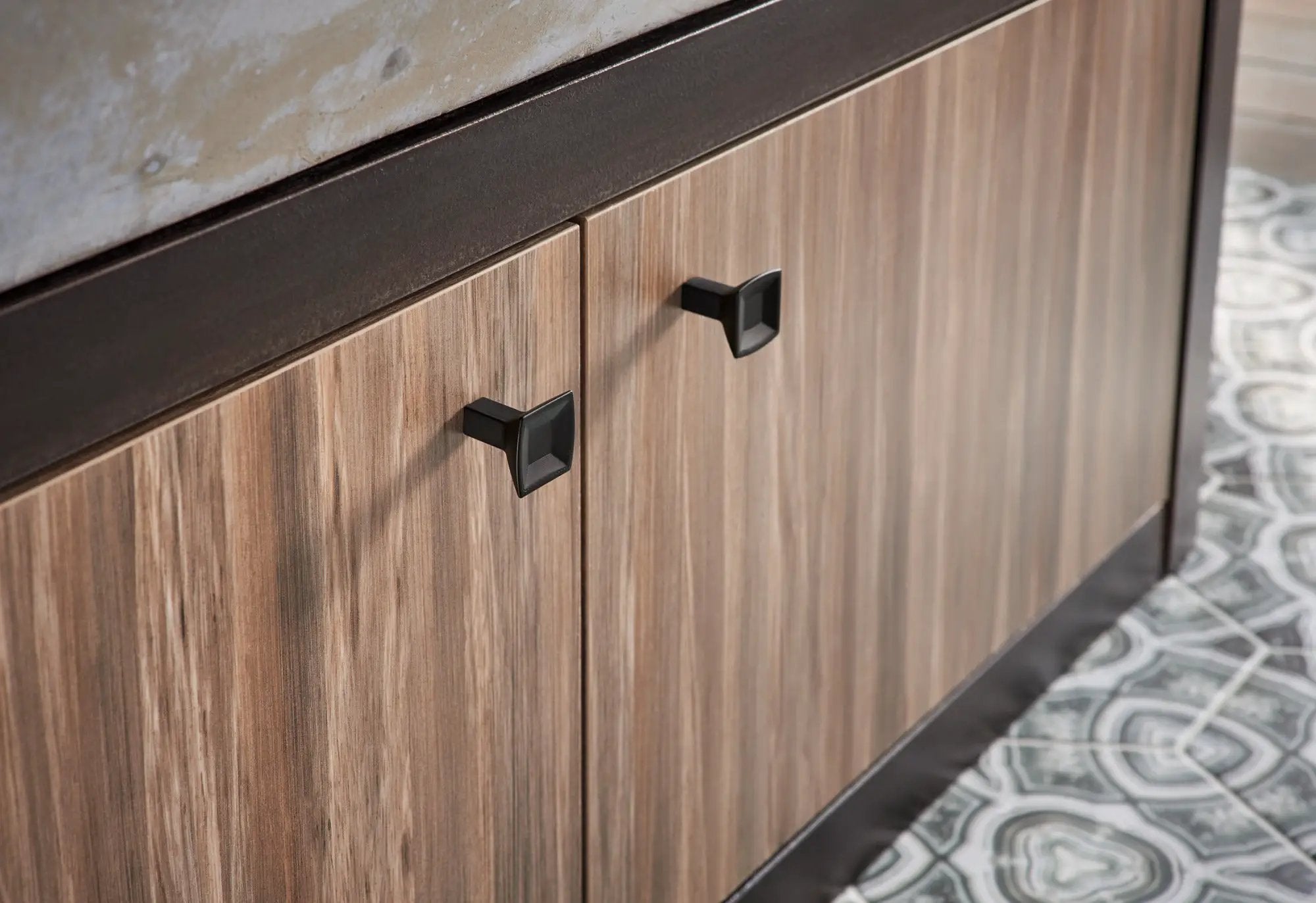 matte black drawer knob