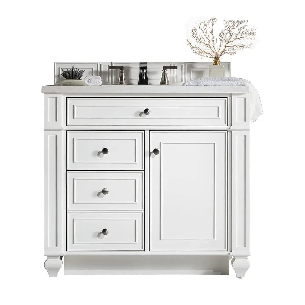 James Martin Bristol 36" Single Vanity Set - Bright White by James Martin Vanities