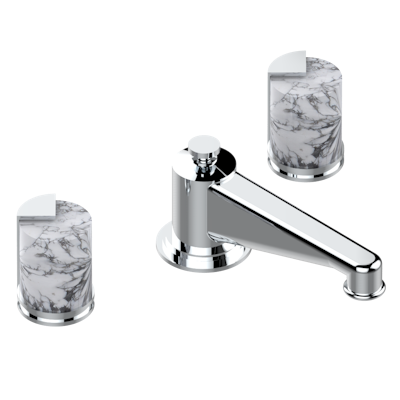 chrome polished faucet