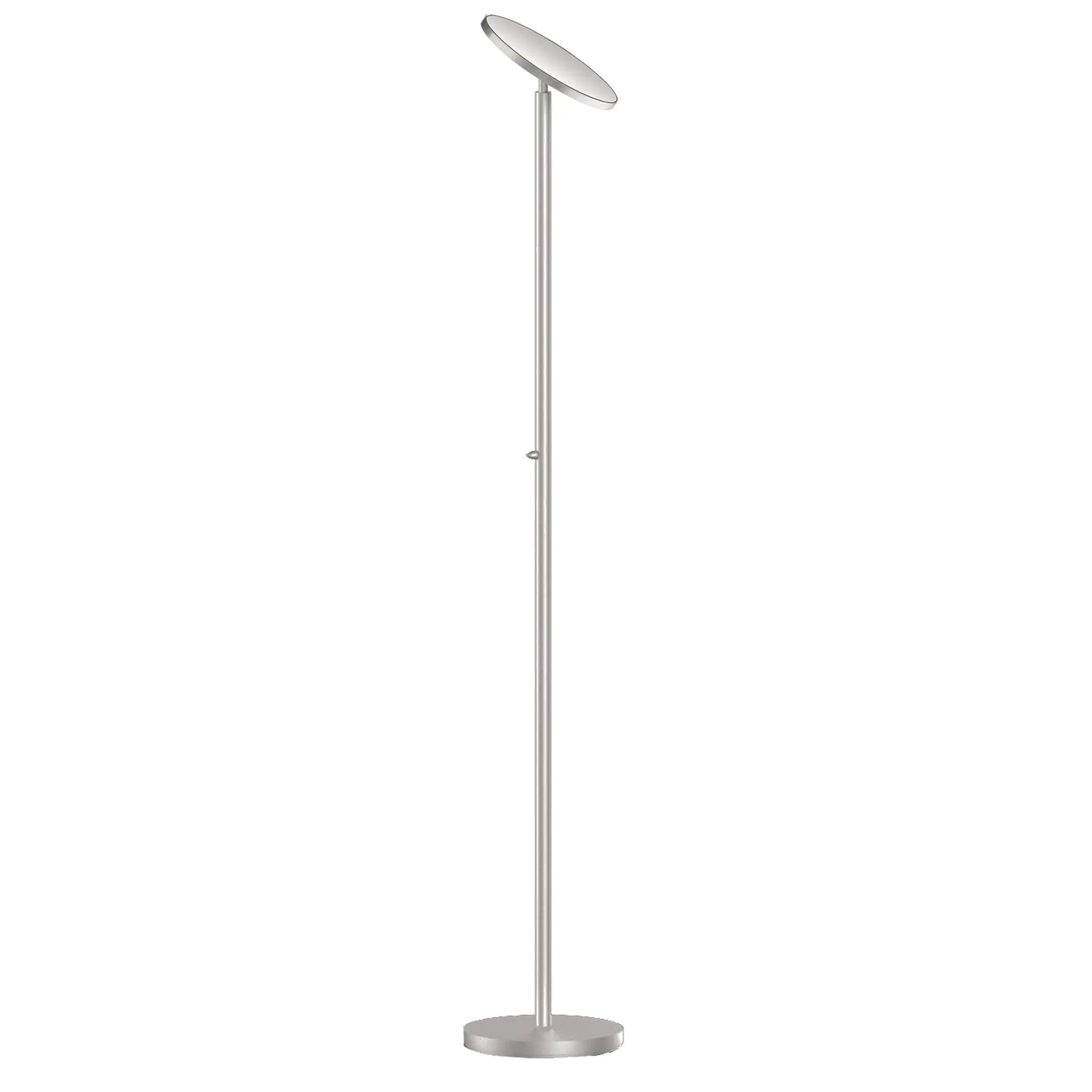 satin nickel floor lamp
