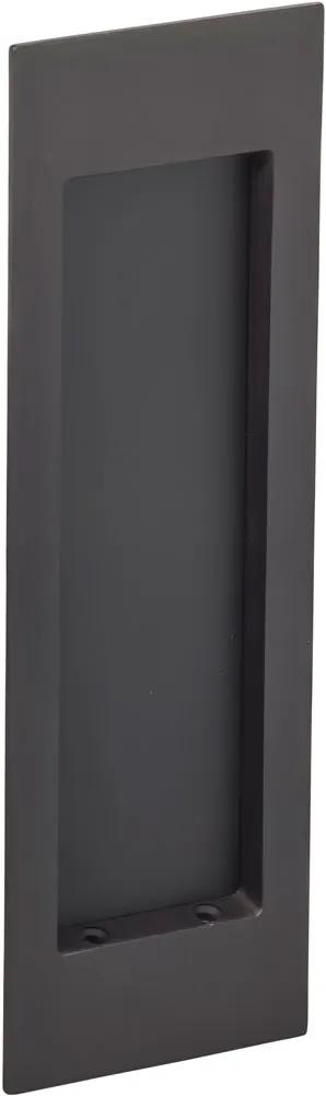 Omnia Solid Brass Modern Rectangular Flush Cup Pocket Door Set by Omnia