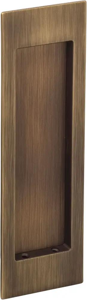 Omnia Solid Brass Modern Rectangular Flush Cup Pocket Door Set by Omnia