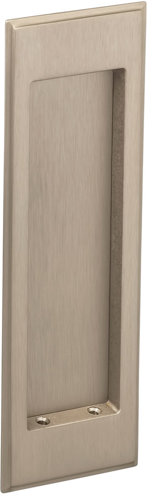 Omnia Solid Brass Traditional Rectangular Flush Cup Pocket Door Set