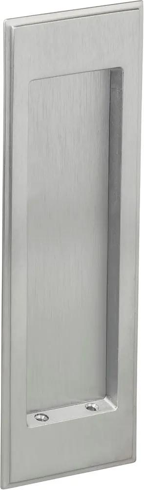 Omnia Solid Brass Traditional Rectangular Flush Cup Pocket Door Set by Omnia
