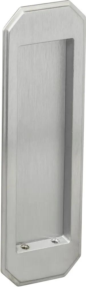 Omnia Solid Brass Traditional Flush Cup Pocket Door Set by Omnia
