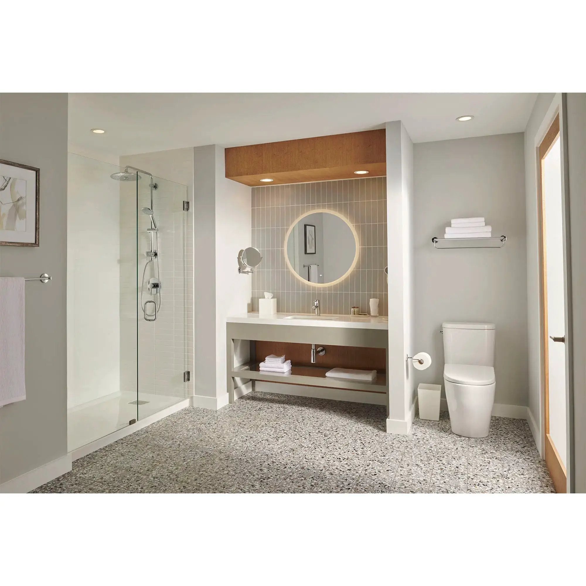 chrome towel rack