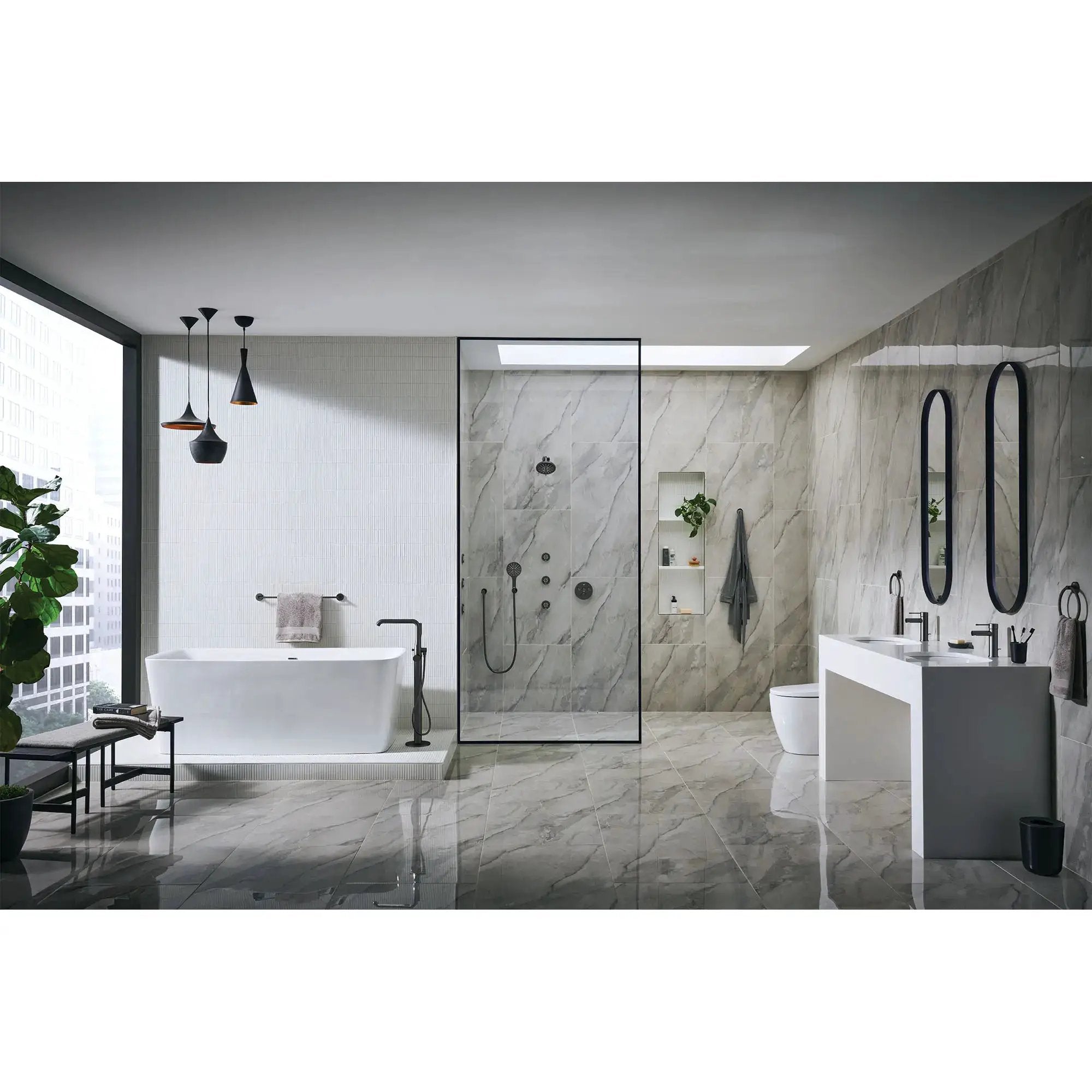 matte black towel bar