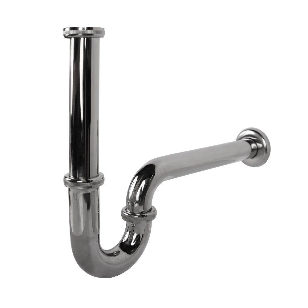 polished chrome trap