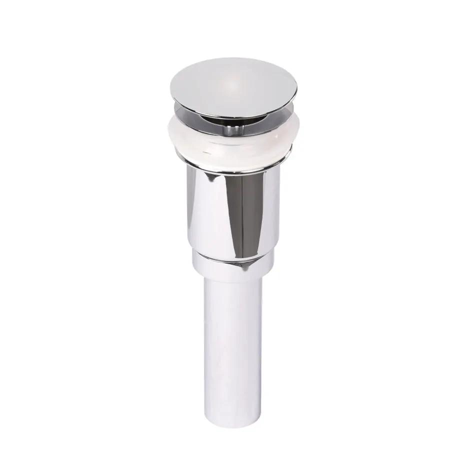 polished chrome drain