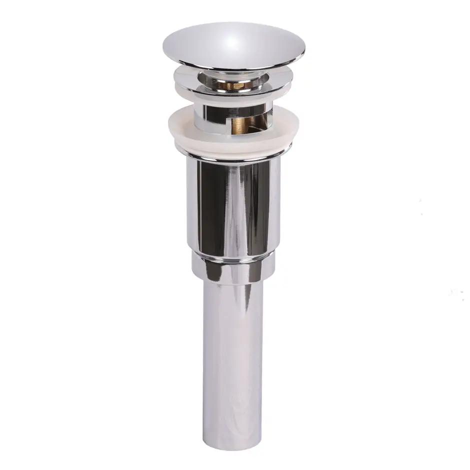 polished chrome drain
