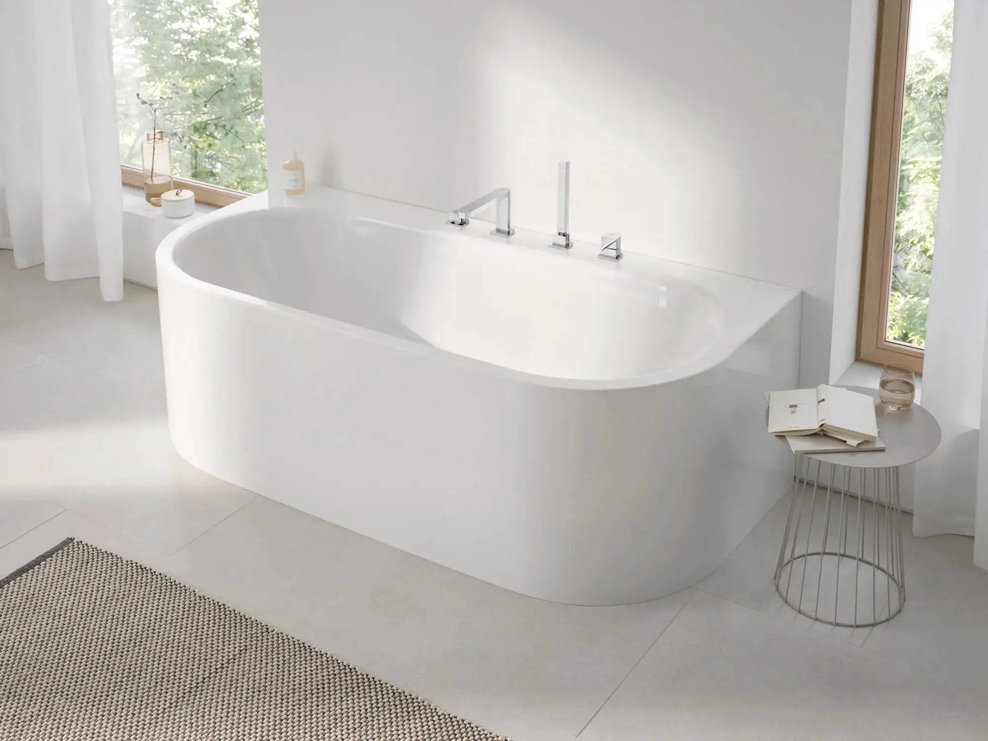 chrome tub faucet