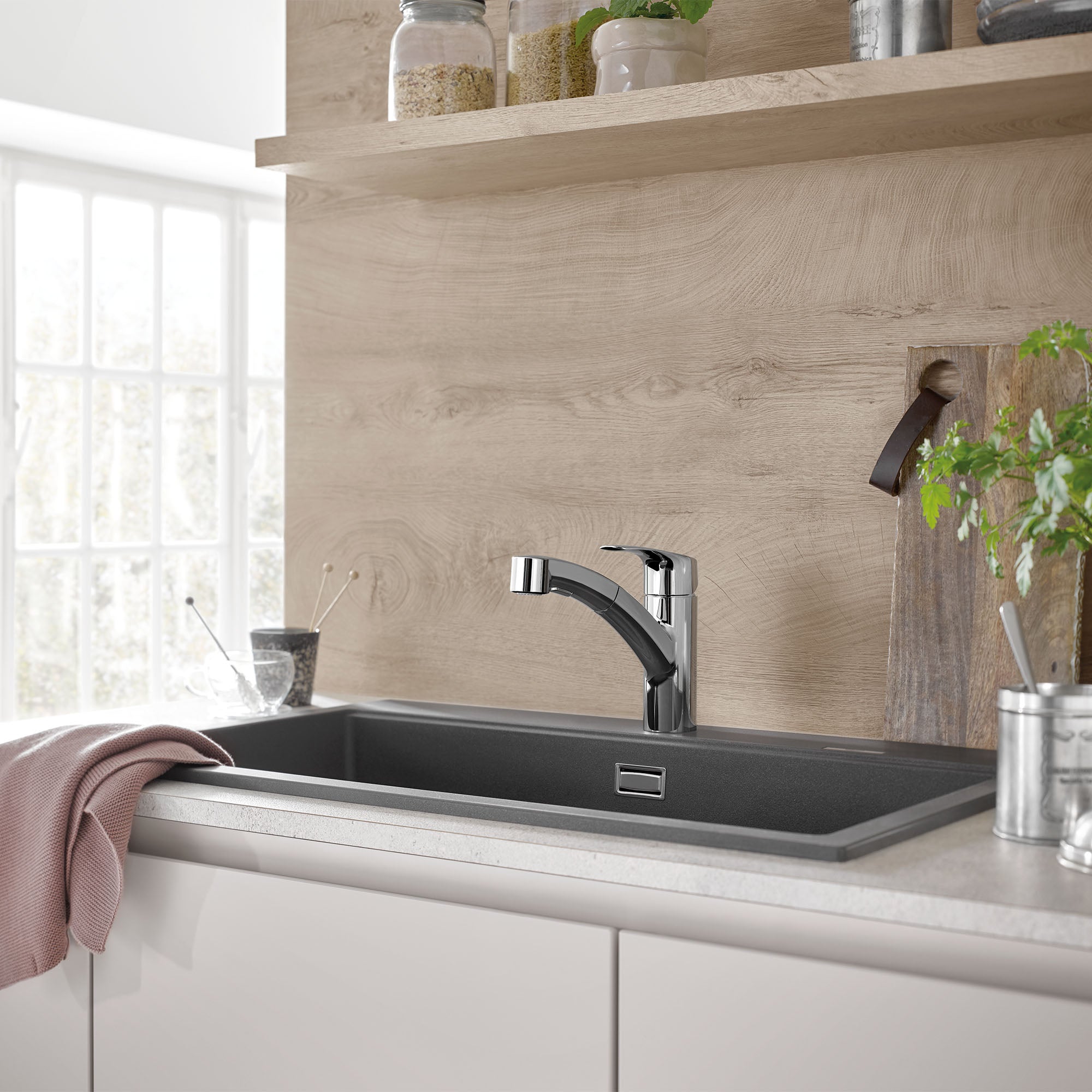 starlight chrome kitchen faucet