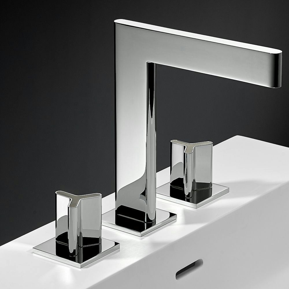 chrome polished faucet