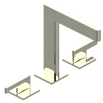 THG Paris Icon-X with Lever Handles Widespread Lavatory Set with Drain by THG Paris