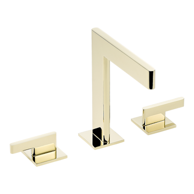 THG Paris Icon-X with Lever Handles Widespread Lavatory Set with Drain by THG Paris