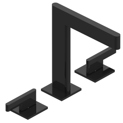 THG Paris Icon-X with Lever Handles Widespread Lavatory Set with Drain by THG Paris